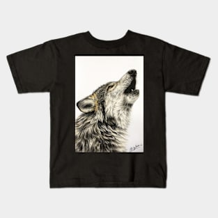 Howling Wolf Kids T-Shirt